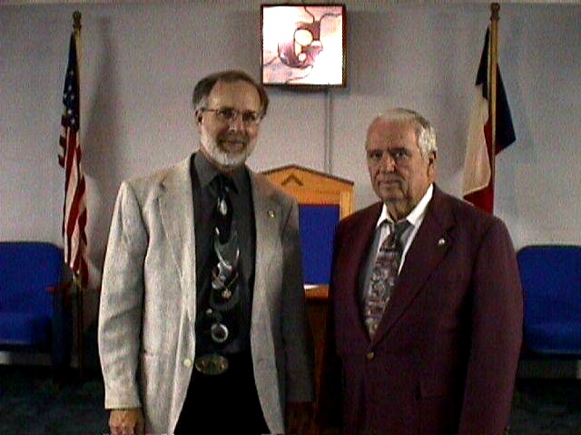 Installing Officers-Ira Allen & Billy Combest