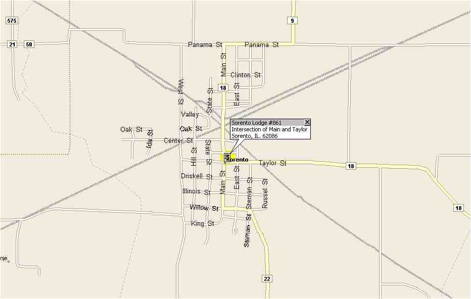 First Southern District Sorento Lodge 861 in Sorento, IL.