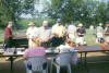 Players register at the main table