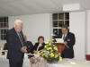 One of the brothers receives his 40-year pin.
