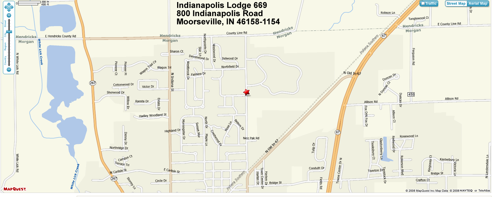 Click for MapQuest page for Indianapolis Lodge 669