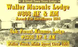 Link to Waller Masonic Lodge #808