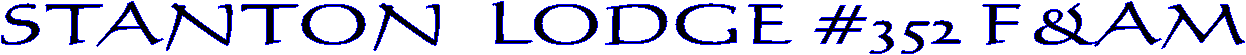 STANTON LODGE #352 F&AM