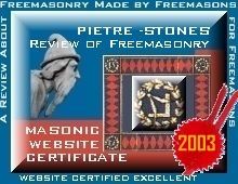 Excellent Masonic Website Certificate