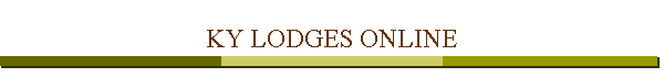 KY LODGES ONLINE