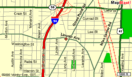 map to our lodge