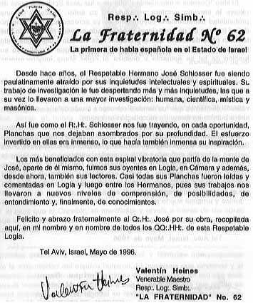 La Fraternidad No. 62