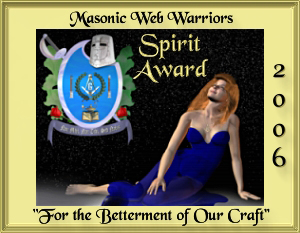 Masonic Web Warriors Spirit Award