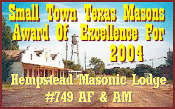 Small Town Texas Masons