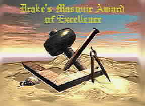 Link to Drake's Masonic Award of
Excellence