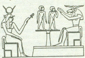 Isis and Hathor