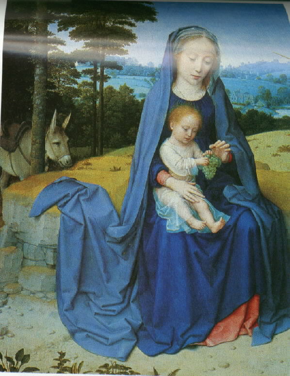The rest on the flight into Egypt