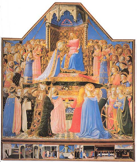 The Coronation of the Virgin
Wood 82  x 81