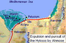 Expulsion and pursuit of the Hyksos