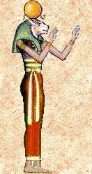 Sekhmet;A sun goddess.
 She represents the scorching, burning, destructive heat of 
the sun. She was a fierce goddess of war.