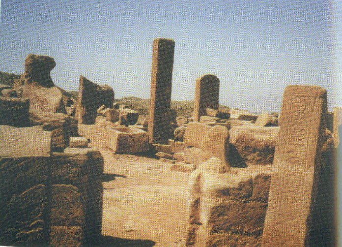 Ruins of the mountain temple of Moses at Sinai