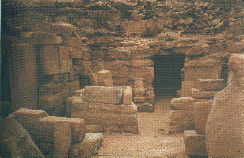 Entrance to the Inner Temple at Mount Horeb, Sinai