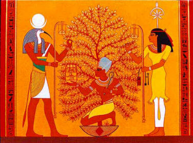 Thoth and Seshat, who is the Goddess of Libraries, all forms 
of Writing and the Measurement of Time.