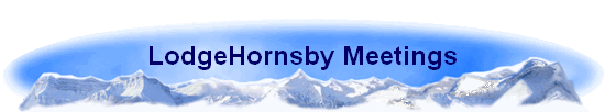 LodgeHornsby Meetings