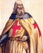 Jacques DeMolay, the last Grandmaster of the Knights Templar.