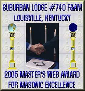 Suburban Lodge #740 F&AM, Master's Web Award for Masonic Excellence