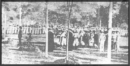 Rizal execution at Bagumbayan
