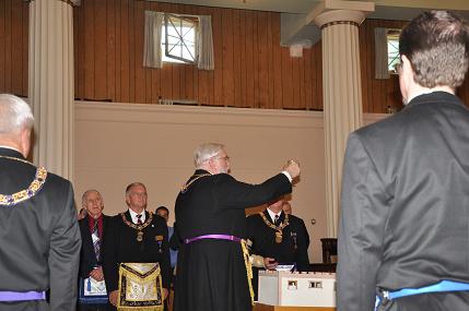 Deputy Grand Master Terry Seward Dedicates the Lodge