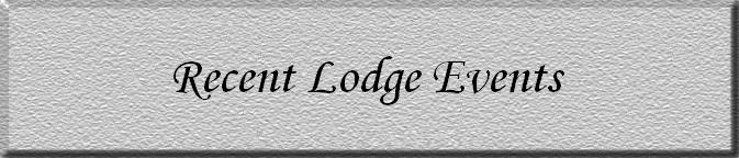Recent Lodge Events