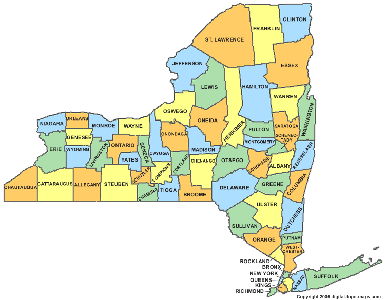 Map NY